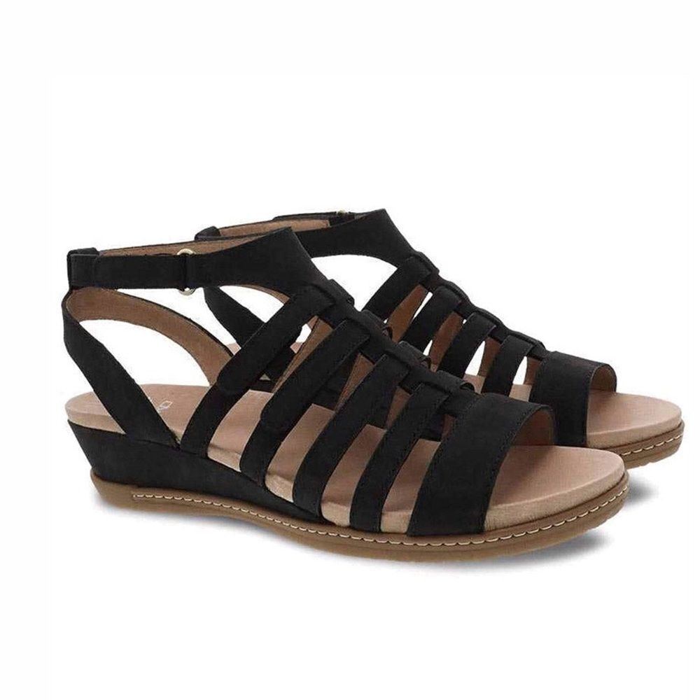 Dansko Athena Milled Nubuck Sandals Size 40 EU 9.5 - 10 US
